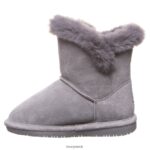 Boots UK BEARPAW Kids Betsey Youth Gray Fog 44J6585 - Image 2