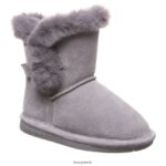 Boots UK BEARPAW Kids Betsey Youth Gray Fog 44J6585