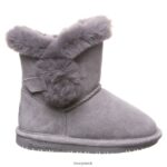 Boots UK BEARPAW Kids Betsey Youth Gray Fog 44J6585 - Image 3