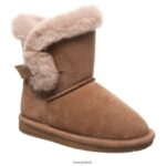 Boots UK BEARPAW Kids Betsey Youth Hickory 44J6584