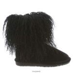 Boots UK BEARPAW Kids Boo Youth Black 44J6579 - Image 3