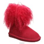 Boots UK BEARPAW Kids Boo Youth Electric Pink 44J6578