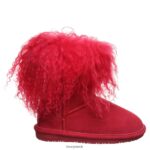 Boots UK BEARPAW Kids Boo Youth Electric Pink 44J6578 - Image 3