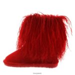 Boots UK BEARPAW Kids Boo Youth Red 44J6580 - Image 2