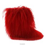 Boots UK BEARPAW Kids Boo Youth Red 44J6580 - Image 3