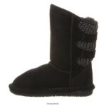 Boots UK BEARPAW Kids Boshie Youth Black Neverwet 44J6607 - Image 2
