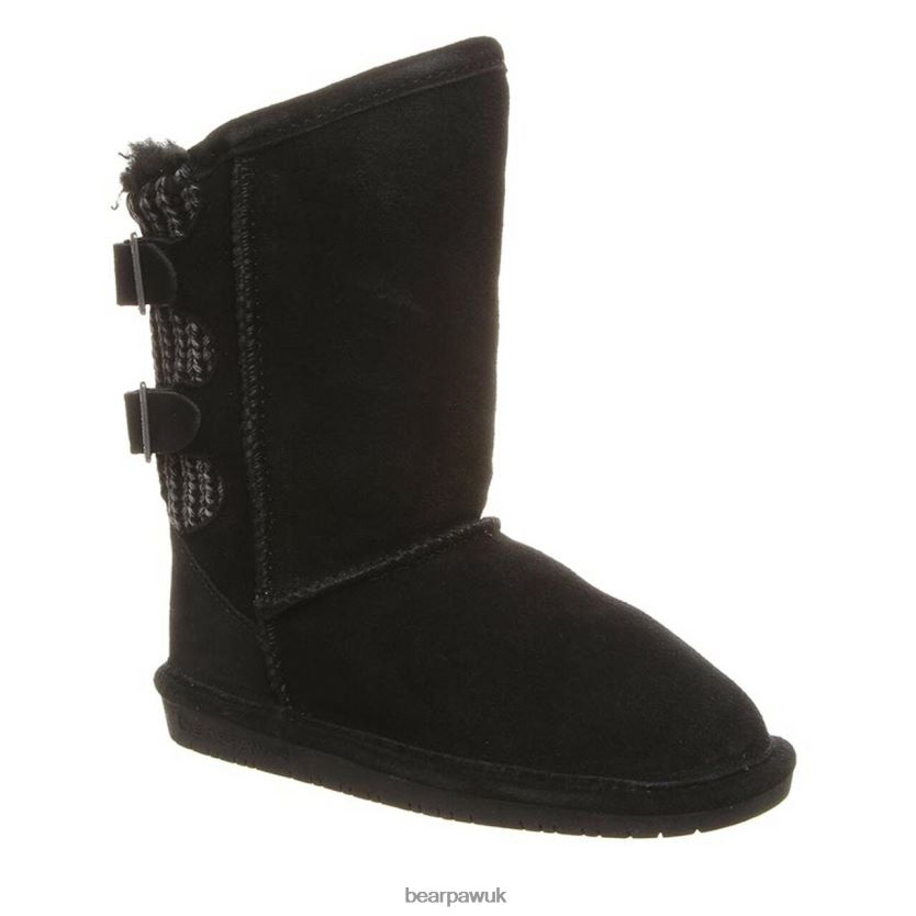 boots_uk_bearpaw_kids_boshie_youth_black_neverwet_44j6607.jpg Boots UK BEARPAW Kids Boshie Youth Black Neverwet 44J6607 - Image 1