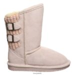 Boots UK BEARPAW Kids Boshie Youth Pale Pink 44J6608 - Image 3