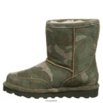 Boots UK BEARPAW Kids Brady Youth Olive Camo 44J6603 - Image 2