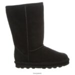 Boots UK BEARPAW Kids Elle Tall Youth Black 44J6588 - Image 3