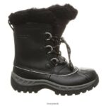 Boots UK BEARPAW Kids Kelly Youth Black/Grey 44J6595 - Image 3