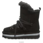 Boots UK BEARPAW Kids Retro Mondi Youth Black 44J6599 - Image 2