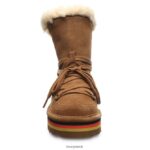 Boots UK BEARPAW Kids Retro Mondi Youth Hickory 44J6598 - Image 7