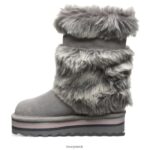Boots UK BEARPAW Kids Retro Tama Youth Gray Fog 44J6597 - Image 2
