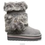 Boots UK BEARPAW Kids Retro Tama Youth Gray Fog 44J6597 - Image 3