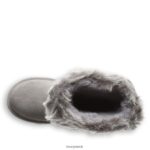 Boots UK BEARPAW Kids Retro Tama Youth Gray Fog 44J6597 - Image 5