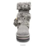 Boots UK BEARPAW Kids Retro Tama Youth Gray Fog 44J6597 - Image 7