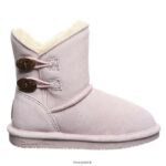 Boots UK BEARPAW Kids Rosaline Youth Pale Pink 44J6581 - Image 3