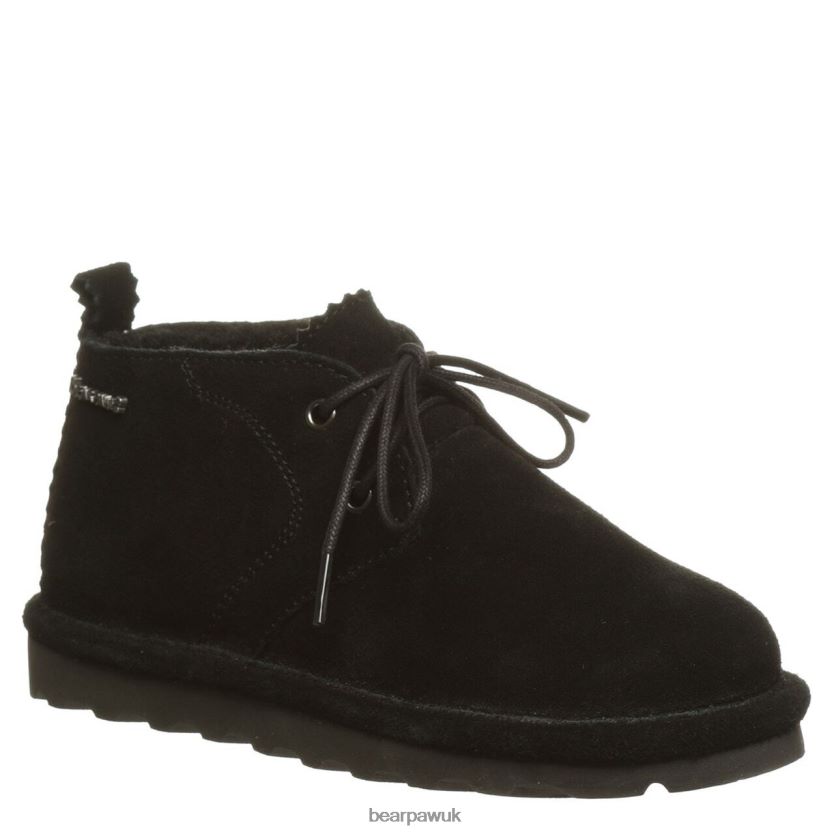 boots_uk_bearpaw_kids_skye_youth_black_44j6576.jpg Boots UK BEARPAW Kids Skye Youth Black 44J6576 - Image 1