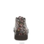 Boots UK BEARPAW Kids Skye Youth Black Floral 44J6571 - Image 5