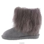 Boots UK BEARPAW Women Boo Charcoal 44J6104 - Image 2