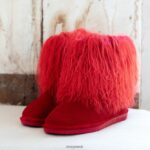 Boots UK BEARPAW Women Boo Red 44J6132 - Image 7