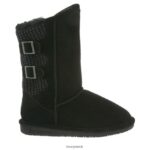 Boots UK BEARPAW Women Boshie Wide Black 44J6113 - Image 3