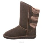 Boots UK BEARPAW Women Boshie Wide Chestnut Distressed 44J6256 - Image 2
