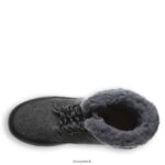 Boots UK BEARPAW Women Cheryl Black/Gray 44J6141 - Image 5