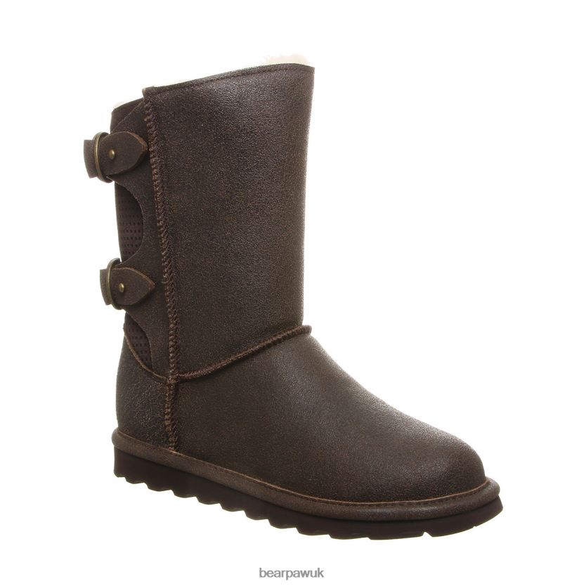 boots_uk_bearpaw_women_clara_chestnut_distressed_44j6160.jpg Boots UK BEARPAW Women Clara Chestnut Distressed 44J6160 - Image 1