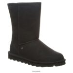 Boots UK BEARPAW Women Elle Short Vegan Black 44J674