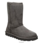 Boots UK BEARPAW Women Elle Short Vegan Charcoal 44J6228
