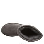 Boots UK BEARPAW Women Elle Short Vegan Charcoal 44J6228 - Image 5
