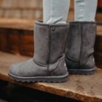Boots UK BEARPAW Women Elle Short Vegan Charcoal 44J6228 - Image 7