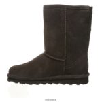 Boots UK BEARPAW Women Elle Short Wide Chocolate 44J6252 - Image 2