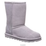 Boots UK BEARPAW Women Elle Short Wide Gray Fog 44J612