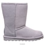 Boots UK BEARPAW Women Elle Short Wide Gray Fog 44J612 - Image 3
