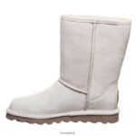 Boots UK BEARPAW Women Elle Short Wide Winter White 44J6250 - Image 2