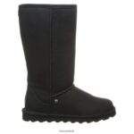 Boots UK BEARPAW Women Elle Tall Vegan Black 44J672 - Image 3