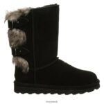 Boots UK BEARPAW Women Eloise Wide Black 44J663 - Image 3