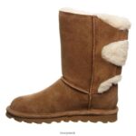 Boots UK BEARPAW Women Eloise Wide Hickory/Champagne 44J662 - Image 2