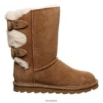 Boots UK BEARPAW Women Eloise Wide Hickory/Champagne 44J662 - Image 3