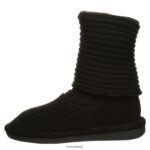 Boots UK BEARPAW Women Knit Tall Black 44J6178 - Image 2