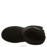 Boots UK BEARPAW Women Knit Tall Black 44J6178 - Image 5