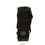 Boots UK BEARPAW Women Knit Tall Black 44J6178 - Image 6