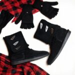 Boots UK BEARPAW Women Knit Tall Black 44J6178 - Image 7