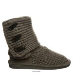Boots UK BEARPAW Women Knit Tall Gray 44J6176 - Image 3