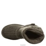 Boots UK BEARPAW Women Knit Tall Gray 44J6176 - Image 5