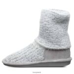 Boots UK BEARPAW Women Knit Tall Gray Fog 44J6177 - Image 2