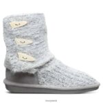 Boots UK BEARPAW Women Knit Tall Gray Fog 44J6177 - Image 3